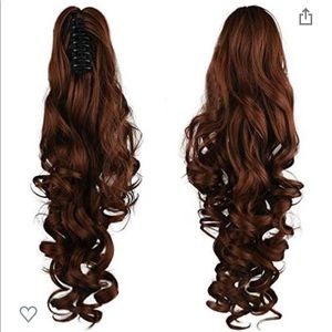 Ponytail extension hair clip